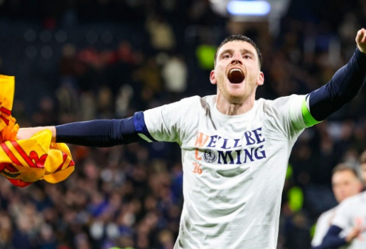 Robertson ngỡ như đang mơ khi cùng Scotland dự World Cup