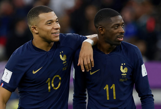 Tuyển Pháp loay hoay giải bài toán Mbappe và Dembele