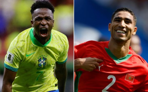 Hakimi gửi thông điệp cho Vini trước màn đại chiến Brazil và Ma-rốc