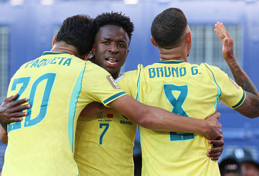Chấm điểm tuyển Brazil: Điểm sáng Vinicius; Raphinha chưa đạt kỳ vọng