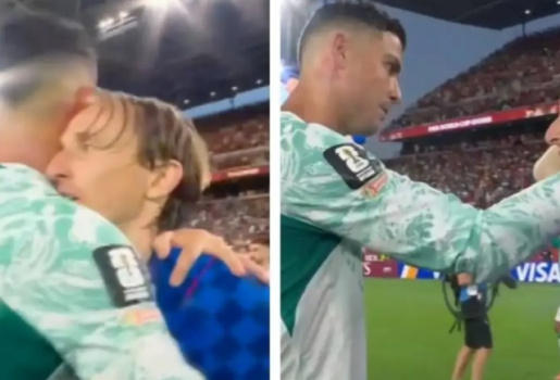 Hành động đẹp của Ronaldo dành cho Luka Modric