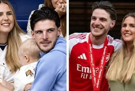 Khoảnh khắc ngọt ngào của Declan Rice bên gia đình tại World Cup