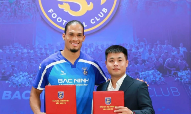 CHÍNH THỨC! Bắc Ninh chiêu mộ trung vệ Rafael Santos