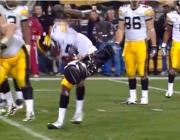 Video: Đứt dây, camera rớt xuống giữa sân bóng