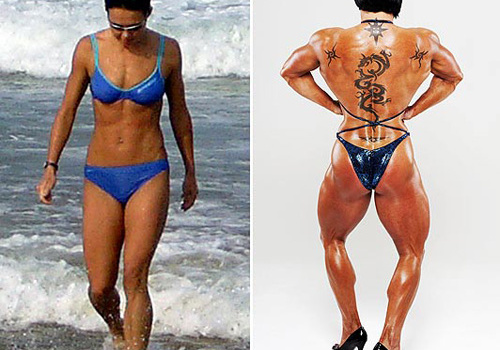 Người phụ nữ nhỏ nhắn thành nhà vô địch thể hình