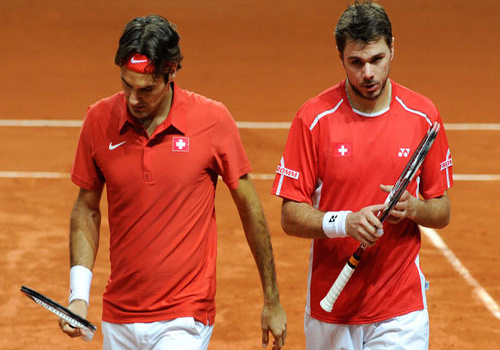 Federer thua luôn trận đôi, Thụy Sĩ bị loại khỏi Davis Cup