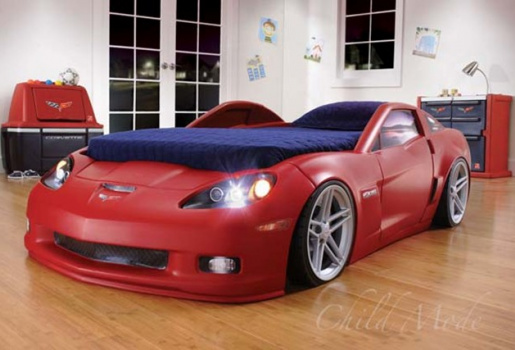Ngất ngây với giường xe đua Corvette cực độc