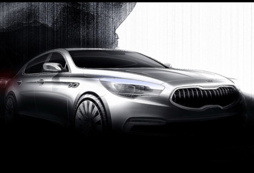 Hàng tuyển Kia K9 Sedan qua hình ảnh phác họa