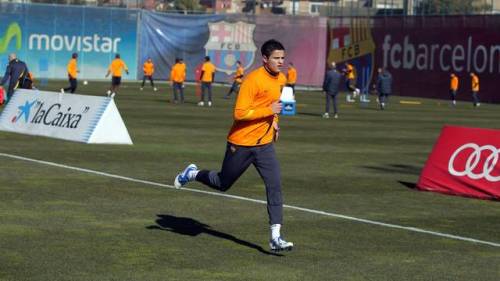 Barca: Ibrahim Afellay trở lại tập luyện