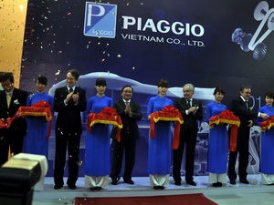 Piaggio ra mắt nhà máy động cơ mới tại Việt Nam