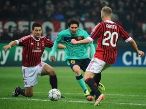 Barca-Milan: Cán cân chỉ hơi nghiêng về Barcelona