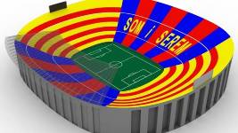 Video: Những mảng màu ấn tượng trên sân Camp Nou