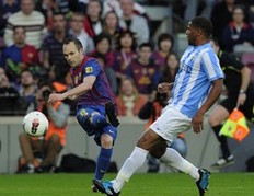 Video: Màn trình diễn ấn tượng của Andres Iniesta (Barcelona) vs Malaga