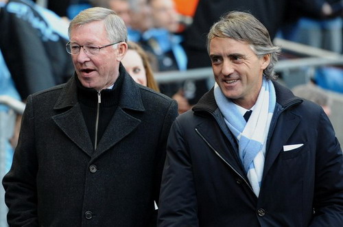 Sir Alex Ferguson so sánh Mancini với Mourinho
