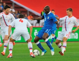 Video giao hữu: Italia thảm bại trước Nga