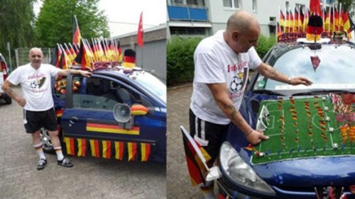 CĐV Đức sốt vì... EURO 2012