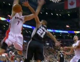 Video NBA: Pha chắn bóng thành công thứ 2.500 của Tim Duncan