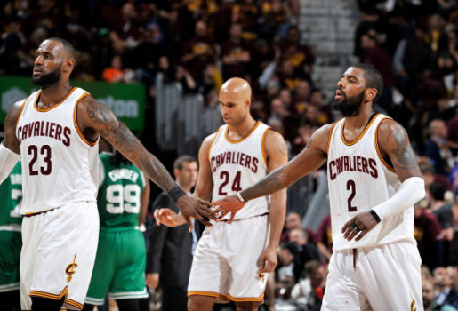 Bộ ba Cavaliers trong game 4 trước Boston Celtics