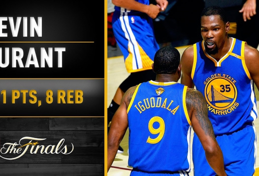 Xem Kevin Durant tạo ra khác biệt ở game 3 NBA Final 2017 thế nào