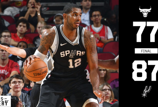 Highlights NBA: Chicago Bulls 77-87 San Antonio Spurs