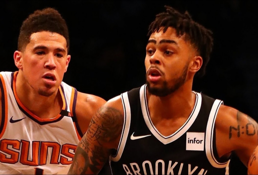 Video NBA: Màn so tài đẳng cấp giữa D'Angelo Russell và Devin Booker tại Brooklyn