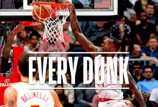 Video NBA: John Collins, Al Horford và những cú dunk đẹp nhất trong ngày
