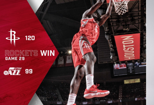Highlights NBA: Houston Rockets 120-99 Utah Jazz
