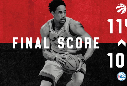 Highlights NBA: Philadelphia 76ers 109-114 Toronto Raptors