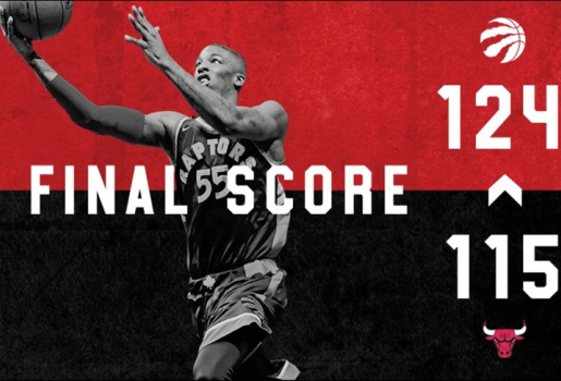 Highlights NBA: Chicago Bulls 115-124 Toronto Raptors