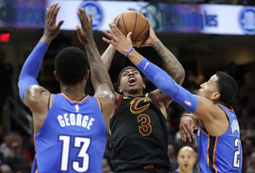 Video NBA: Big three của OKC Thunder hủy diệt Cleveland Cavaliers