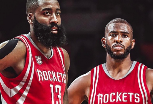Video NBA: Harden & Paul song tấu, Rockets hạ đẹp Warriors