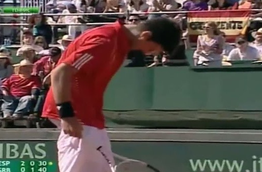 Video top 10 phản ứng của Djokovic khi lực bất tòng tâm trước Nadal