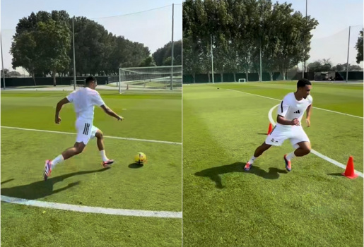 Trent Alexander-Arnold bay sang Dubai tập luyện cường độ cao