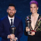 Megan Rapinoe 'vừa buồn vừa giận' Messi và Ronaldo