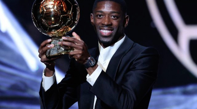 Dembele thắng áp đảo ở Quả bóng vàng 2025