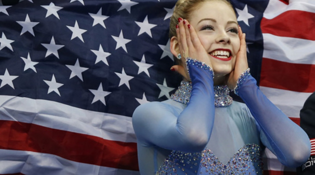 VĐV trượt băng Gracie Gold khoe vẻ cuốn hút lạ kì