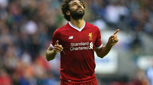 Salah 'mở hàng', Liverpoool thoát thua trước Wigan