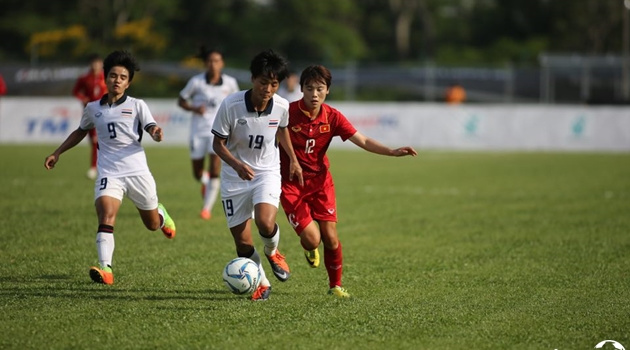 Chia điểm với người Thái, ĐT nữ Việt Nam gặp bất lợi trong cuộc đua đến ngôi vô địch