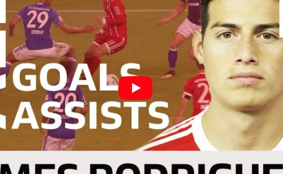 Màn trình diễn của James Rodriguez tại Bayern Munich từ đầu mùa