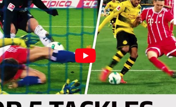 Những pha tắc bóng đỉnh nhất Bundesliga mùa 2017/18