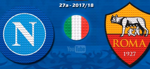 Thất bại của Napoli trước AS Roma theo phong cách Lego