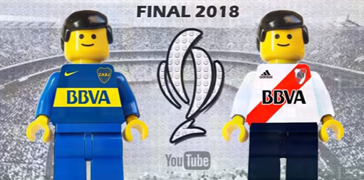 Siêu kinh điển giữa Boca và River Plate theo phong cách lego