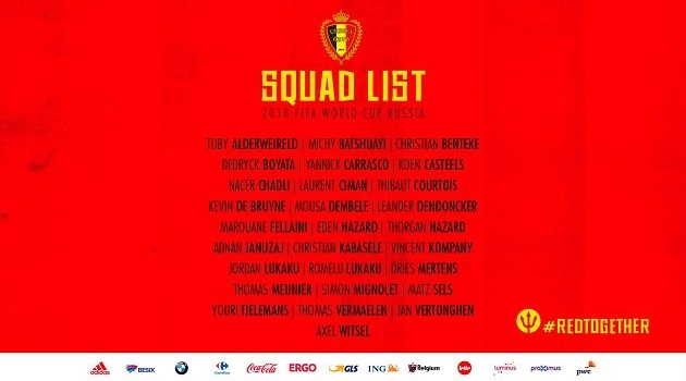 NÓNG: Bỉ công bố danh sách sơ bộ World Cup 2018, bi kịch cho Nainggolan