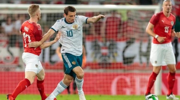 Nga để thua bạc nhược trước Áo khi World Cup đã cận kề