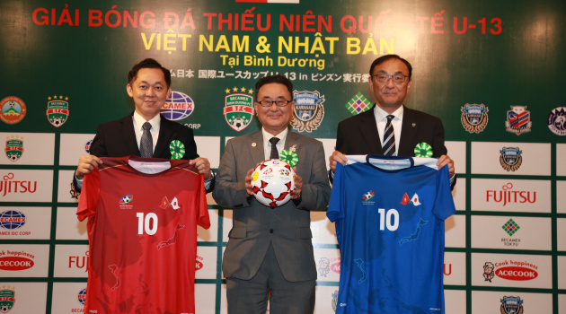 Sao nhí Việt so kè cùng tài năng trẻ Nhật Bản tại giải U13 Quốc tế