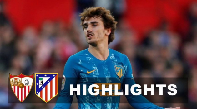 Highlights: Sevilla 1-1  Atletico Madrid (Vòng 18 giải VĐQG Tây Ban Nha)