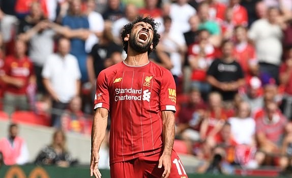 Mohamed Salah bất lực trong ngày vận đen đeo bám Liverpool
