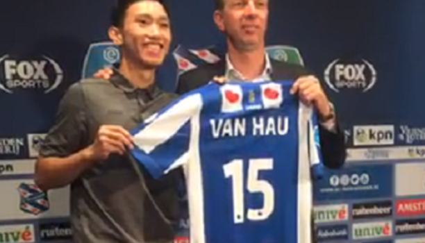 XONG! Đoàn Văn Hậu chính thức gia nhập SC Heerenveen, khoác áo số 15