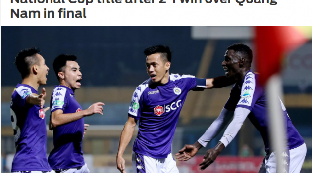 Báo châu Á thán phục 1 điều ở CLB Hà Nội sau khi đăng quang tại Cúp QG