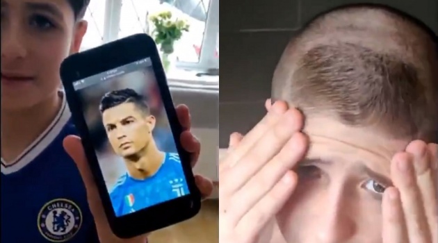 Ông bố gây bão mạng xã hội khi cắt tóc cho con giống 'Ronaldo'